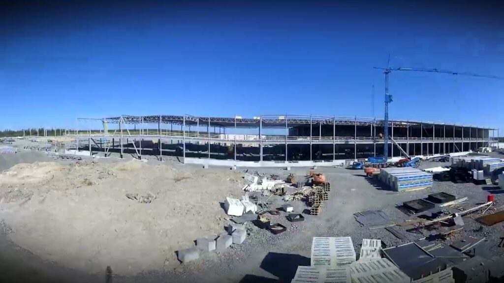 Timelapse de chantier : construction d’un bâtiment d’activité