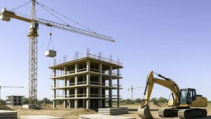 timelapse chantier construction isere