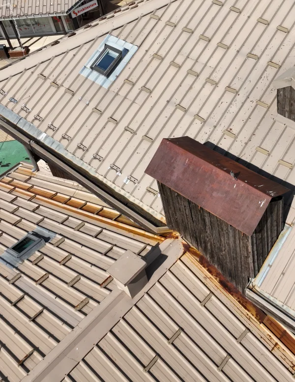 inspection techniques toiture drone isere