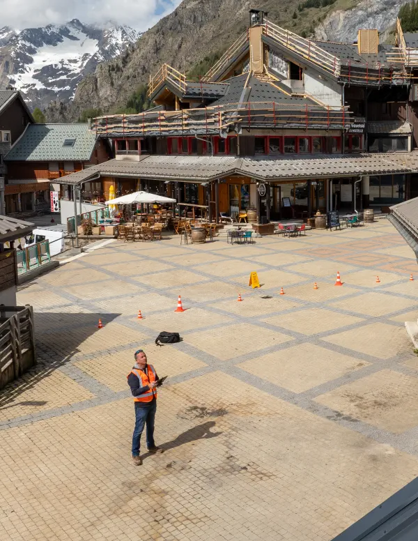 inspection drone les 2 alpes